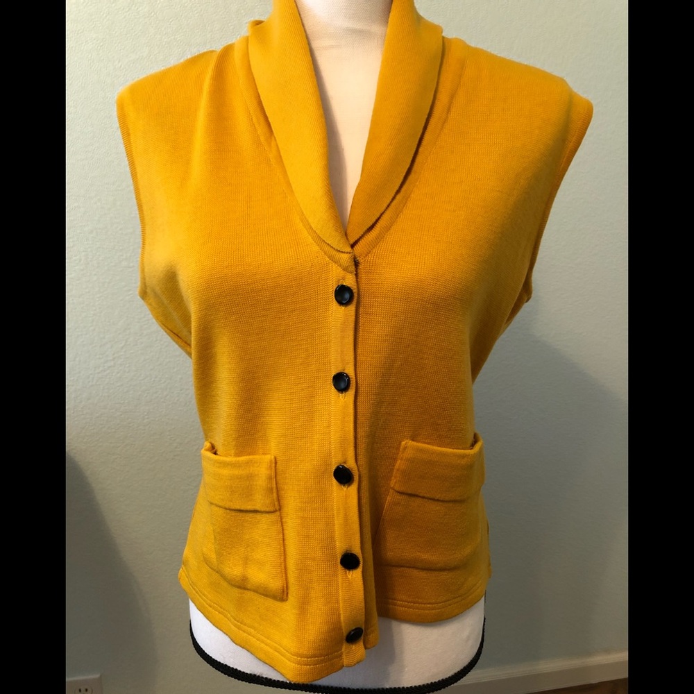 Dana Buchman Button Down Sweater Vest
